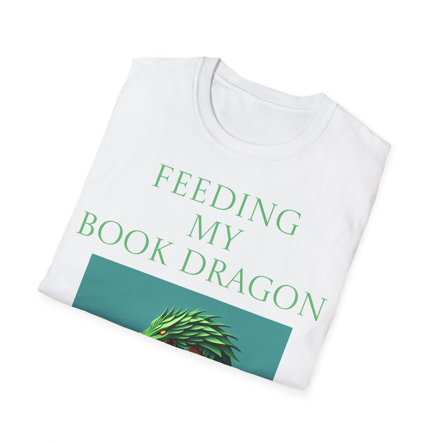 Unisex -Inspired T-Shirt - "Book Dragon" - Perfect for Book Lovers - The Dreamer's Bookshop.
