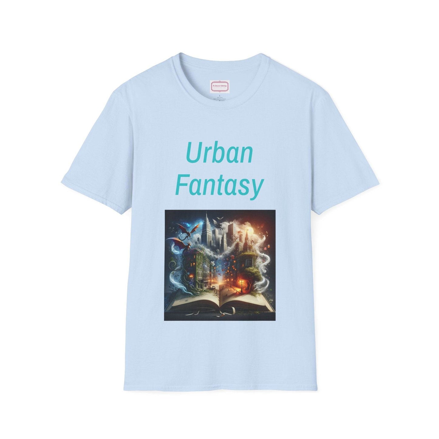 Urban Fantasy Unisex Softstyle T-Shirt - Creative Graphic Tee for Readers and Dreamers - The Dreamer's Bookshop.