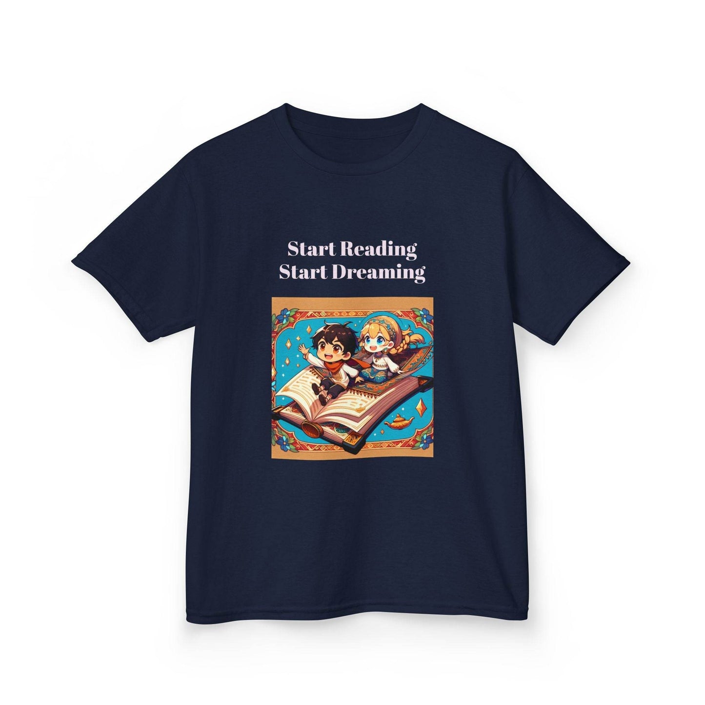EU - Kids Start Reading Start Dreaming Tee - The Dreamer's Bookshop.