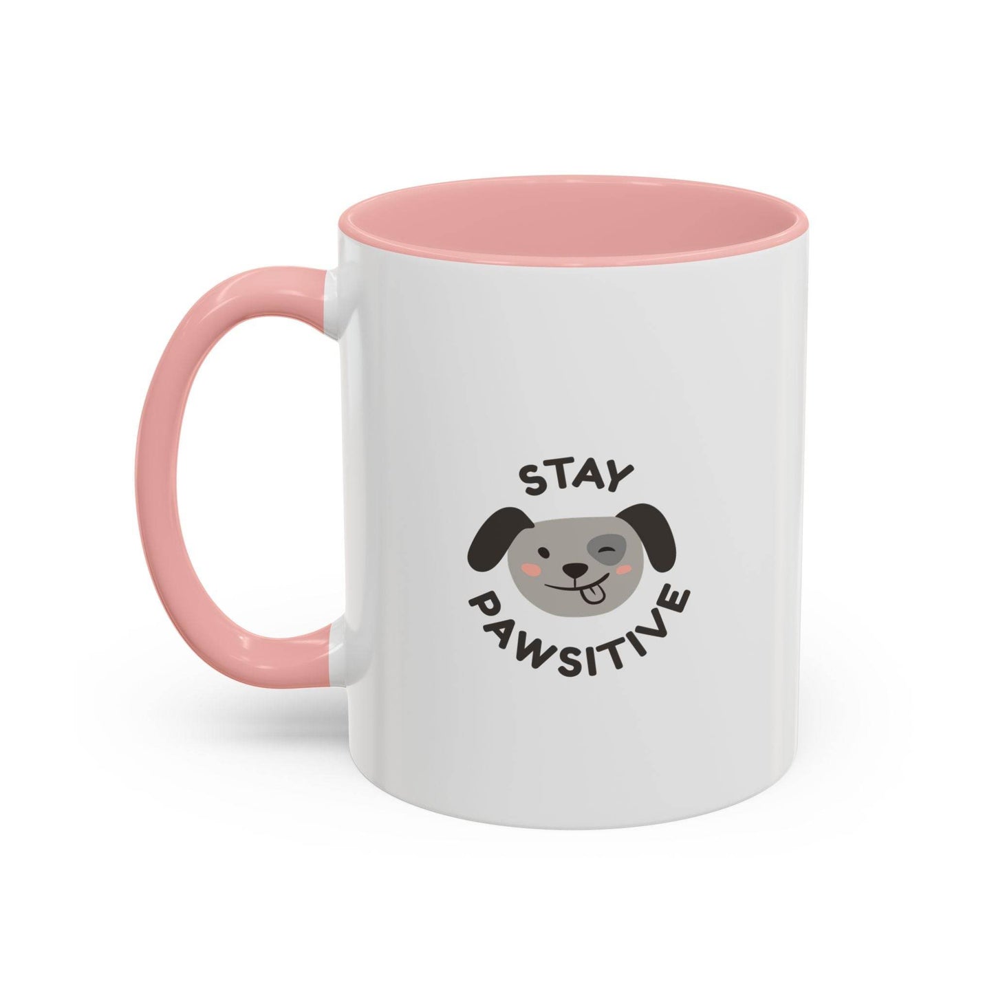 Cute Dog Pawsitive Coffee Mug - 11 & 15oz Drink and Behave - The Dreamer's Bookshop.