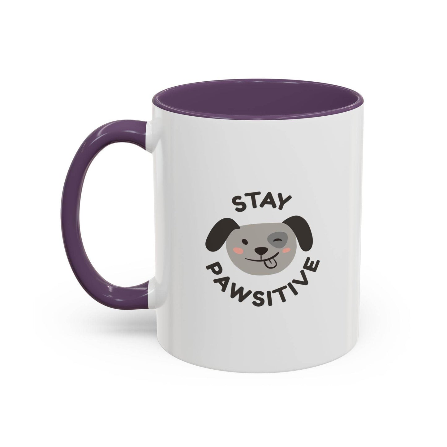Playful Dog Pawsitive Mug - Cute Gift for Coffee Lovers - The Dreamer's Bookshop.
