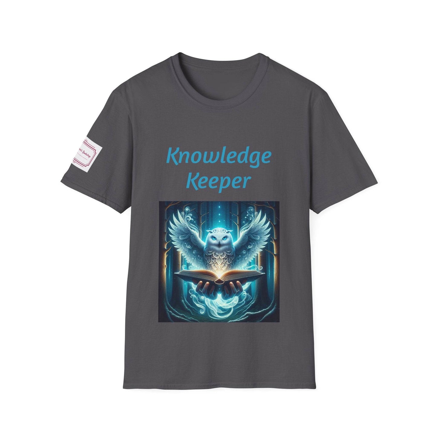 Knowledge Keeper Owl Unisex Softstyle T-Shirt - Proud Reader - The Dreamer's Bookshop.