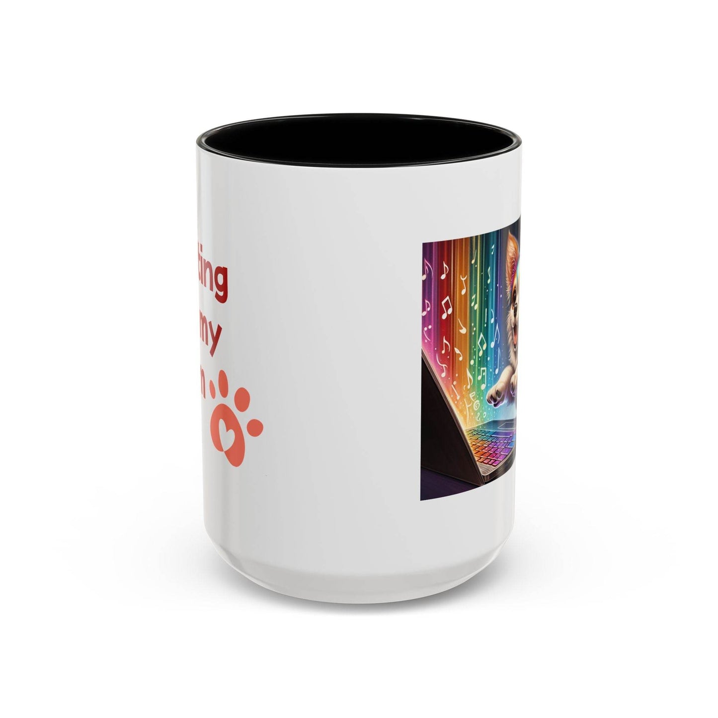 Cute Dog Writer Coffee Mug - 11 & 15oz for Book Lovers - The Dreamer's Bookshop.