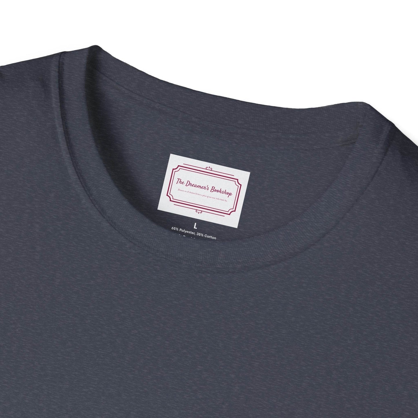 Inspirational Unisex Softstyle T-Shirt - Only those who never dare - The Dreamer's Bookshop.