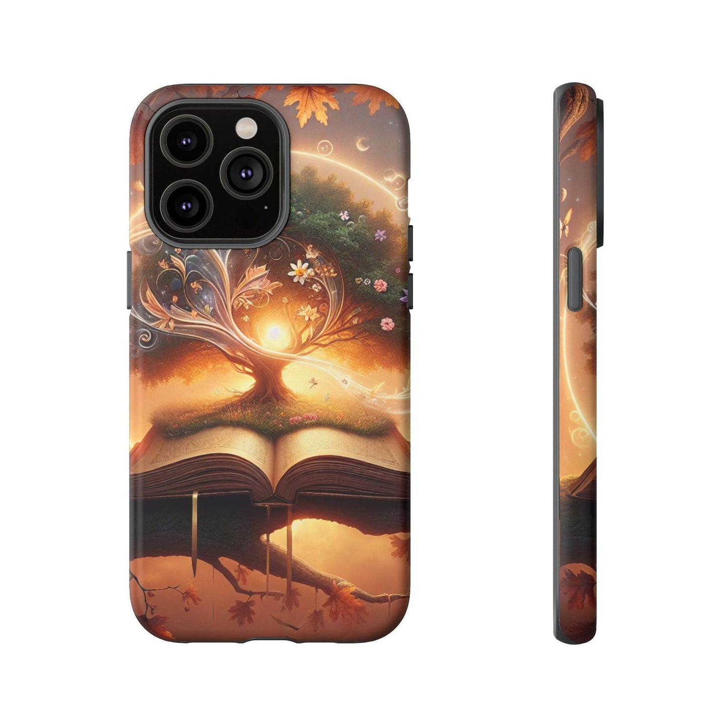Nature-Inspired iPhone & Samsung Phone Case with Tree of Life Design - The Dreamer's Bookshop.