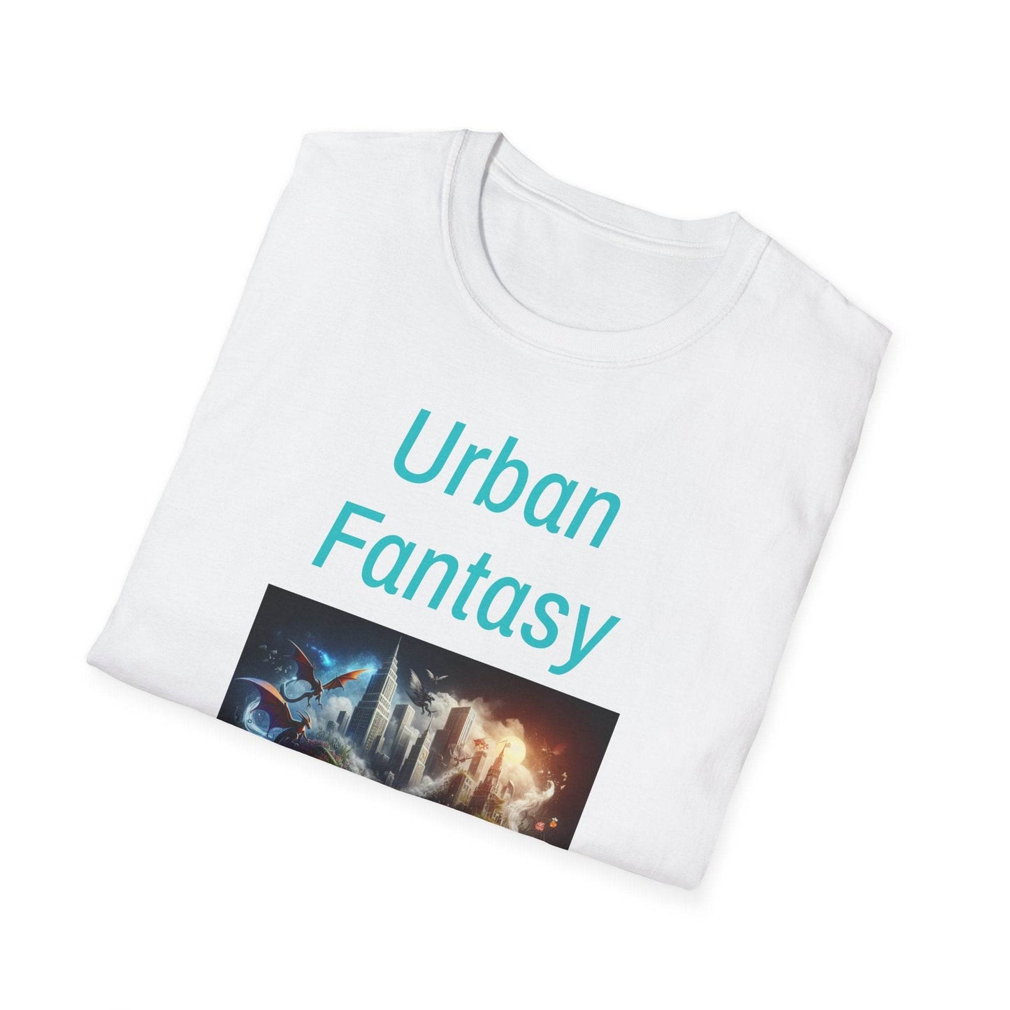Urban Fantasy Unisex Softstyle T-Shirt - Dreamy Graphic Tee for Book Lovers - The Dreamer's Bookshop.