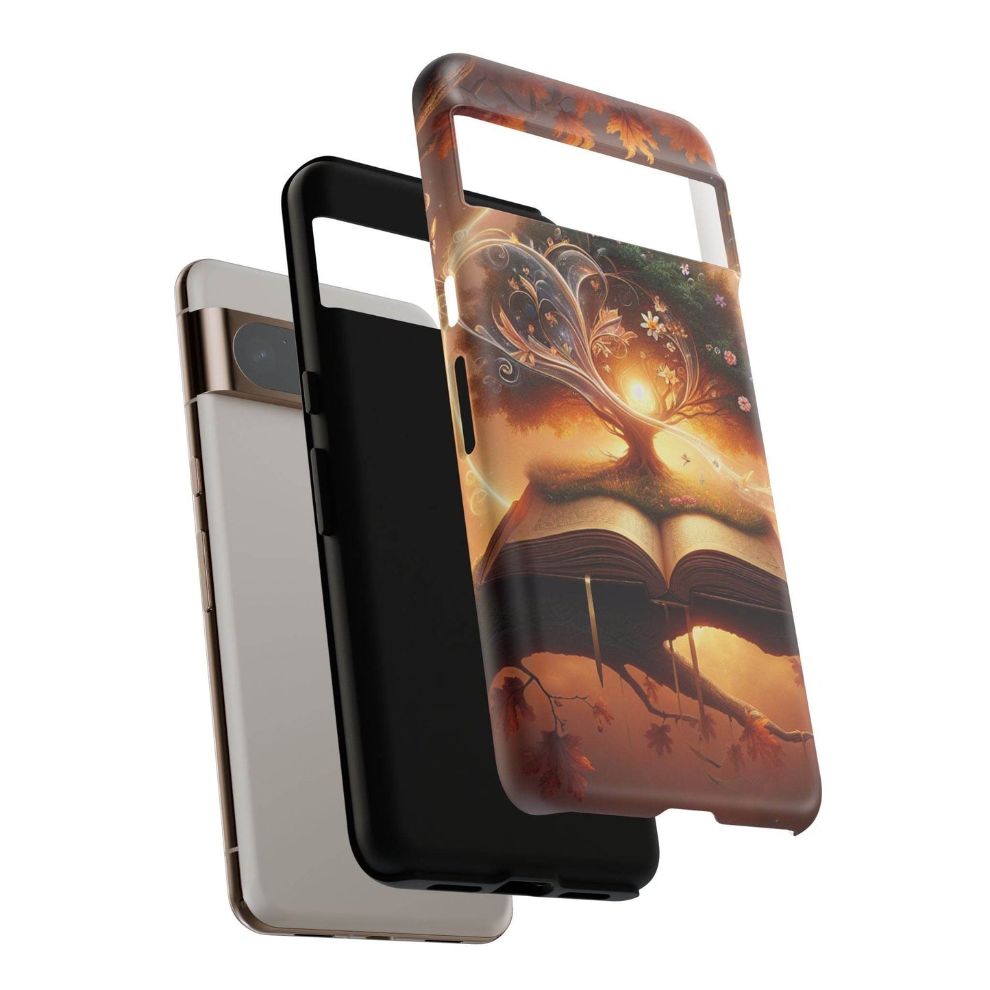 Google & Samsung - Artistic Phone Case with BookishTree Design - Tough Cases - The Dreamer's Bookshop.