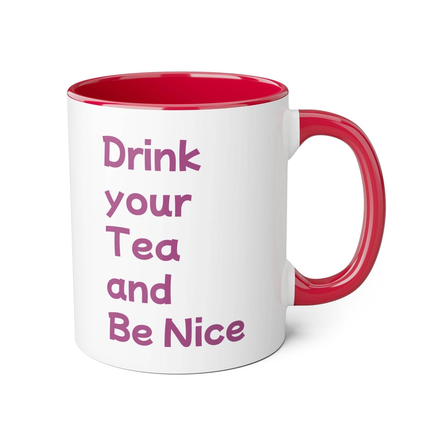 Drink your Tea Mug - 11oz Tea Cup for Cat Lovers - The Dreamer's Bookshop.