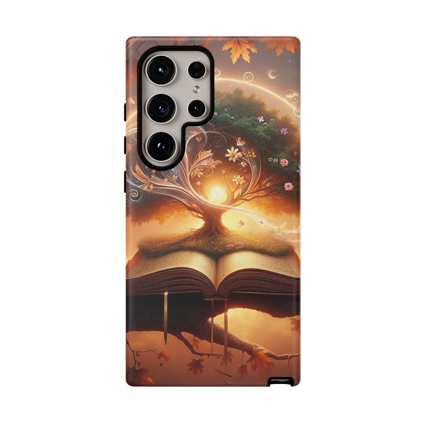 Nature-Inspired iPhone & Samsung Phone Case with Tree of Life Design - The Dreamer's Bookshop.