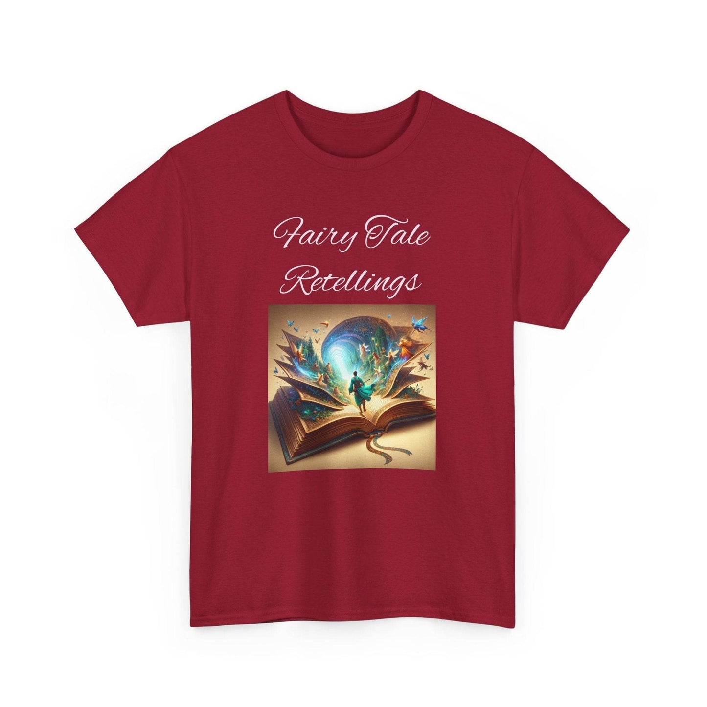 Fiction - Graphic Tee - Unisex Heavy Cotton T-Shirt - Fairy Tale Retellings - The Dreamer's Bookshop.