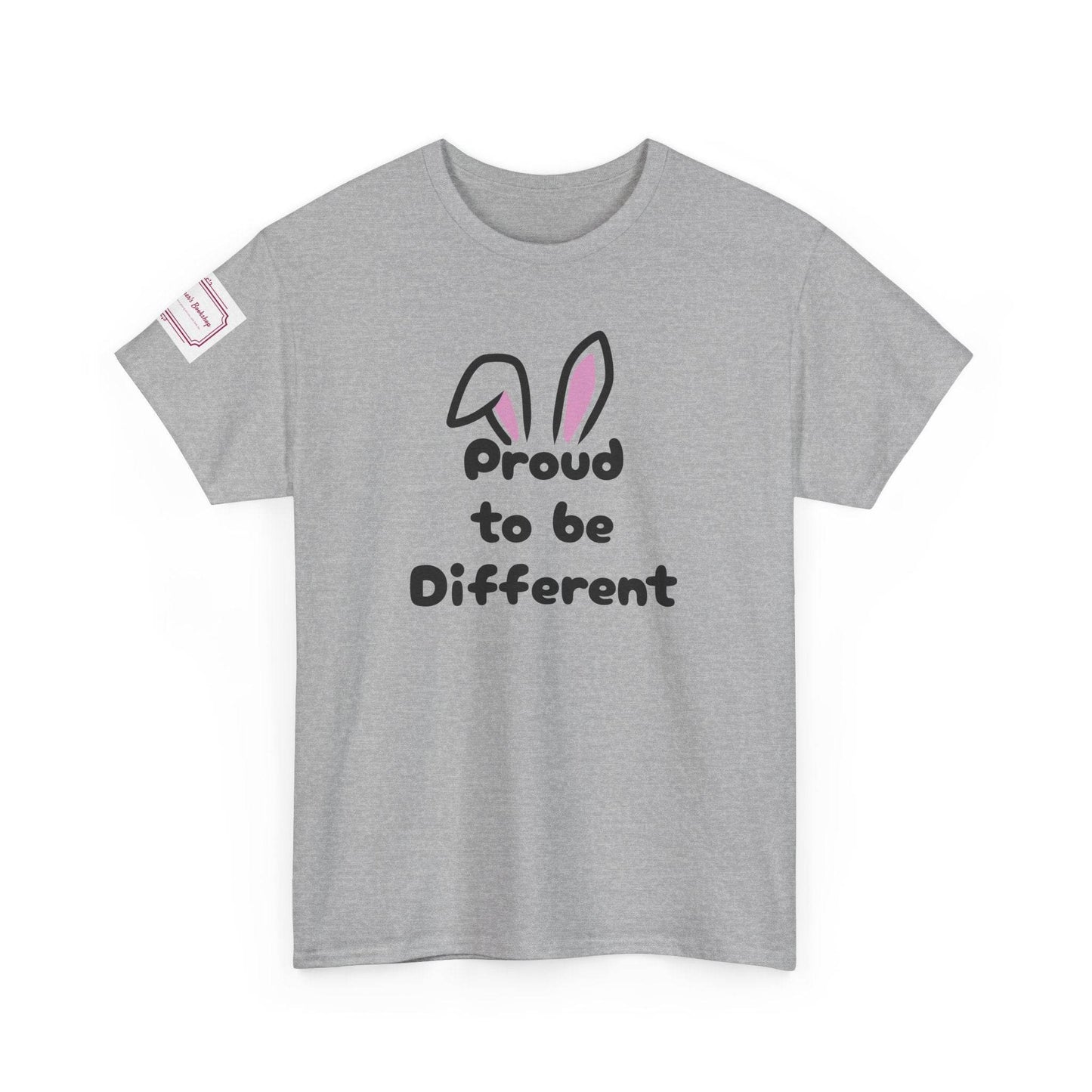 Proud to be Different Unisex Heavy Cotton Tee - Celebrate Individuality - The Dreamer's Bookshop.