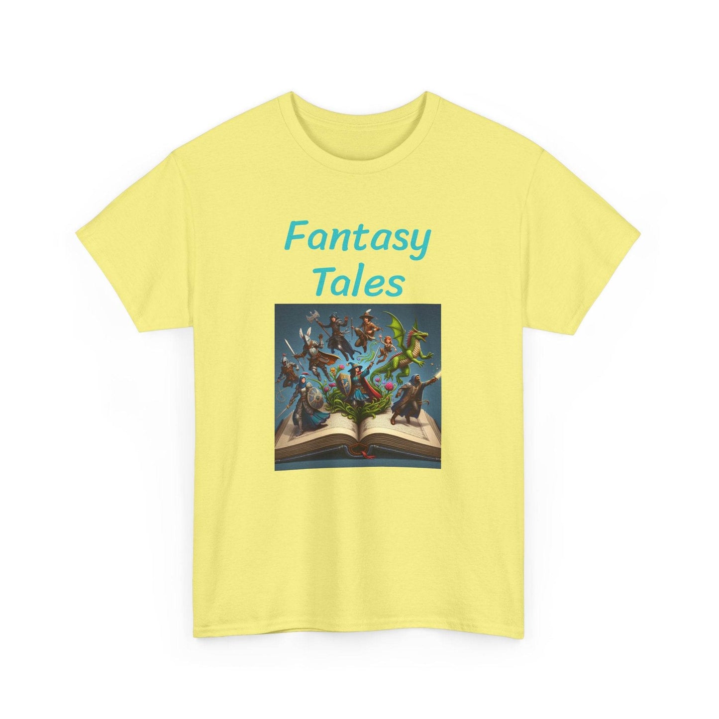 Magic - Graphic Tee - Unisex Heavy Cotton T-Shirt - Fantasy Tales - The Dreamer's Bookshop.