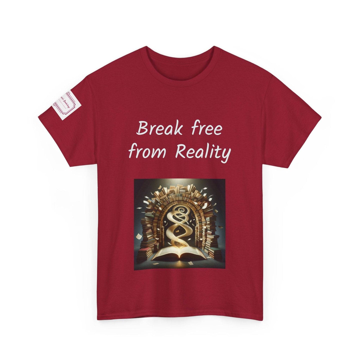 Break Free - Unisex Heavy Cotton Tee - Book Lovers - The Dreamer's Bookshop.