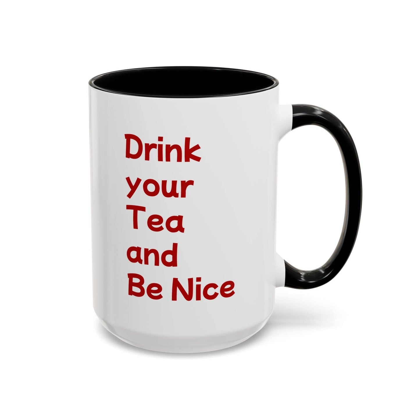 Cute Cat Love Tea Mug - 11 & 15oz Drink and be Nice - The Dreamer's Bookshop.