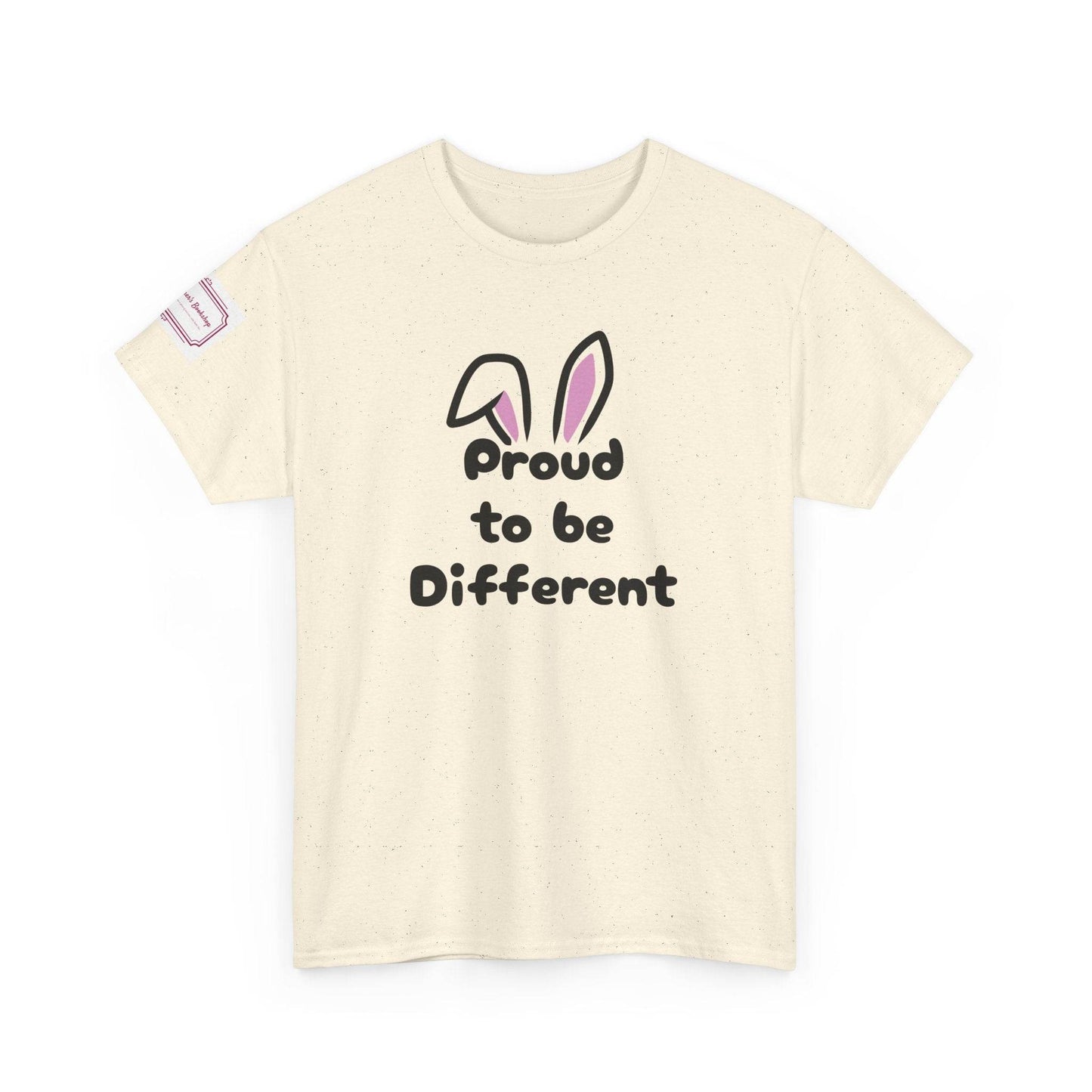 Proud to be Different Unisex Heavy Cotton Tee - Celebrate Individuality - The Dreamer's Bookshop.