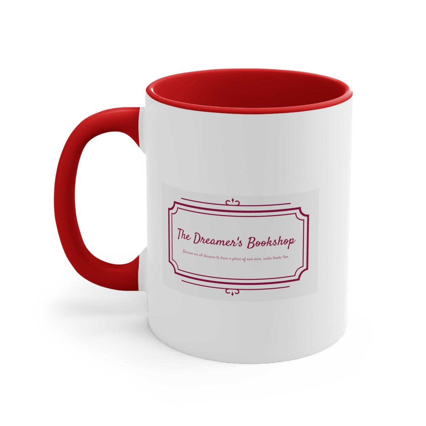 Colorful Accent Coffee Mug – Perfect for Book Lovers & Dreamers - The Dreamer's Bookshop.
