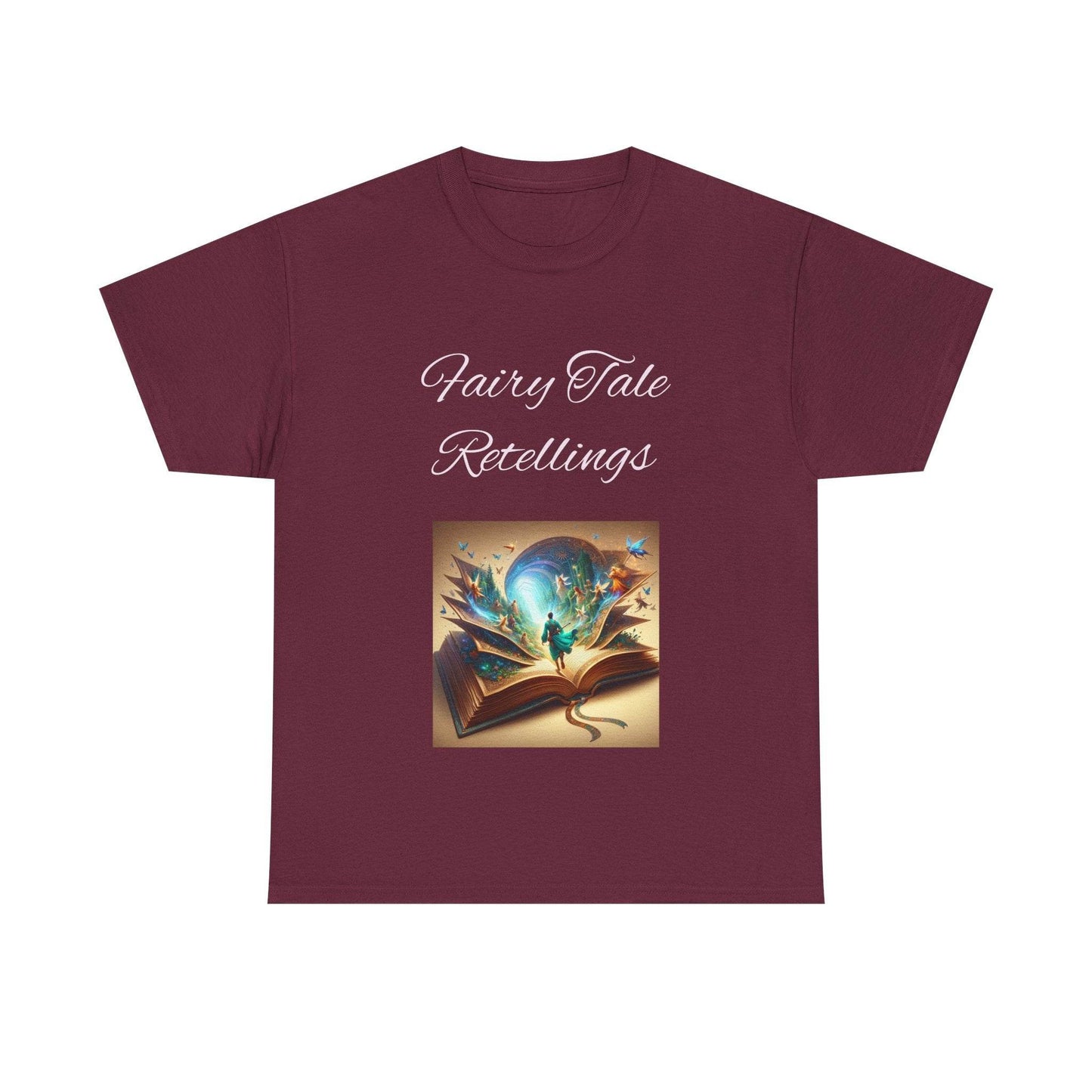 Fiction - Unisex Heavy Cotton Tee - Fairy Tale Retellings - The Dreamer's Bookshop.