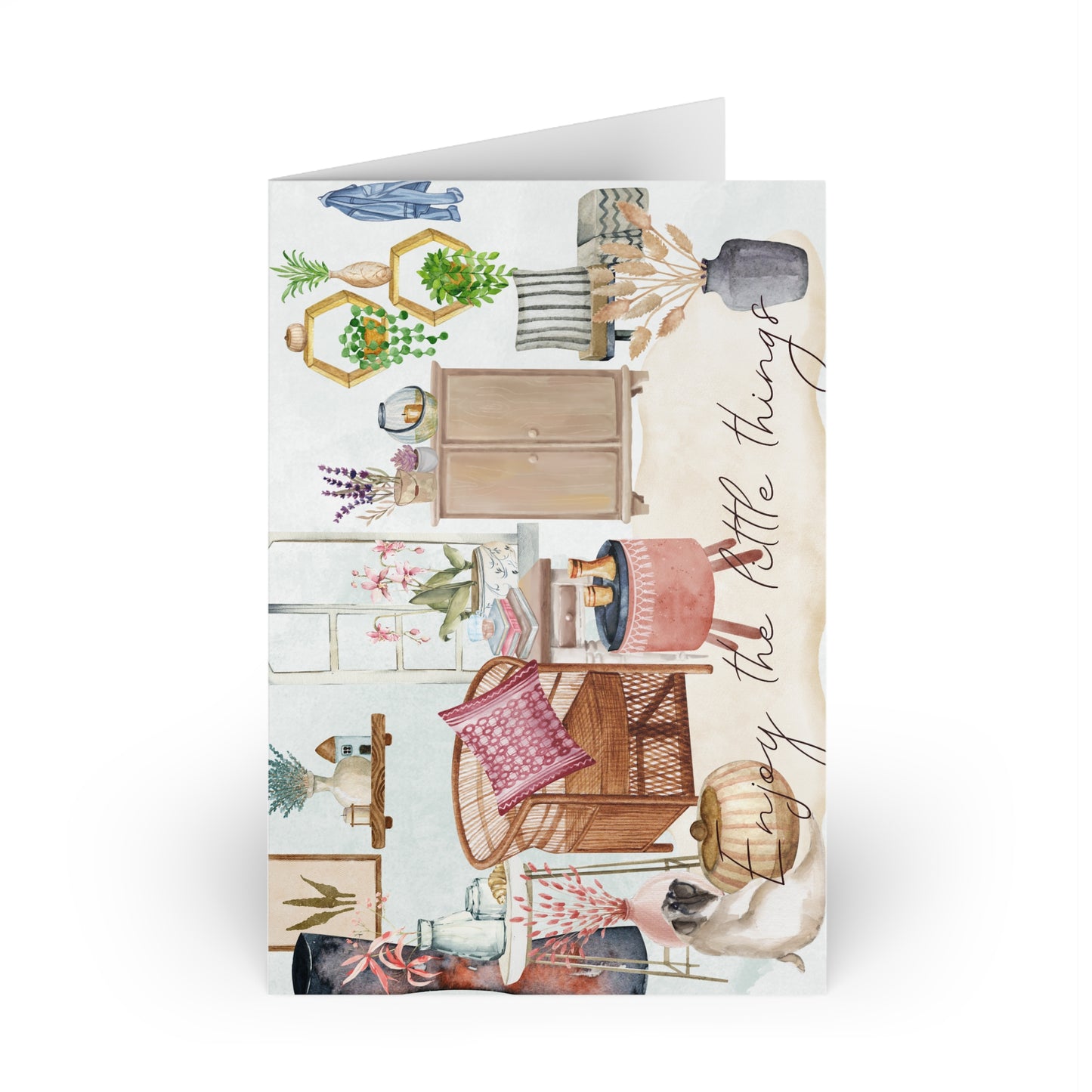 The Dreamer's Bookshop "Mugsie" Enjoy the Little Things Card - The Dreamer's Bookshop.