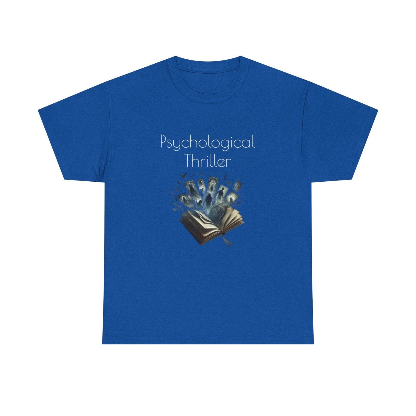 Fiction - Graphic Tee - Unisex Heavy Cotton T-Shirt Psychological Thriller - The Dreamer's Bookshop.
