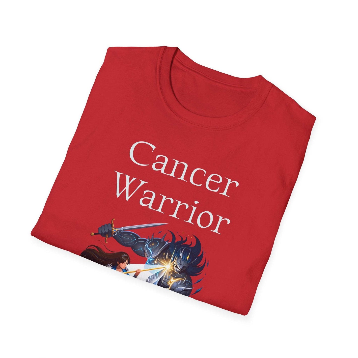 Cancer Warrior Unisex Softstyle T-Shirt - What's Your Battle? - The Dreamer's Bookshop.