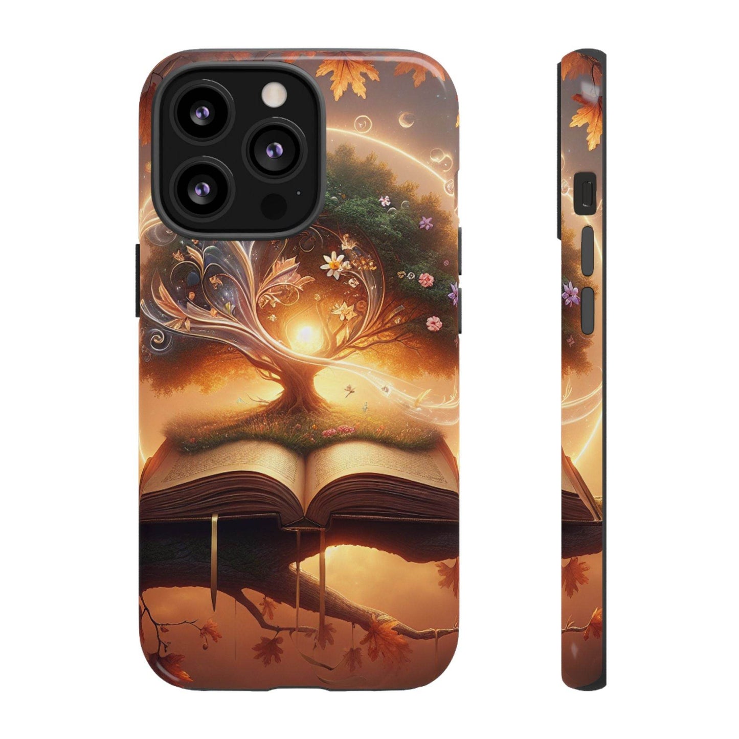 Nature-Inspired iPhone & Samsung Phone Case with Tree of Life Design - The Dreamer's Bookshop.