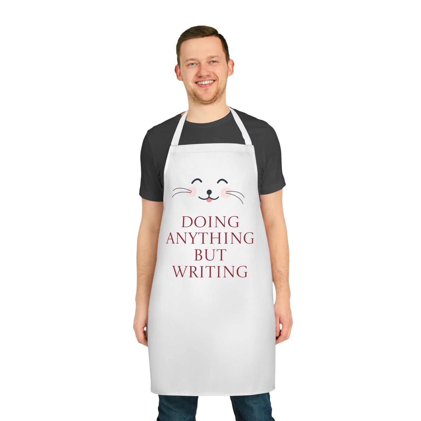Fun Writing Apron with 5-Color Straps | "Doing Anything But Writing" - The Dreamer's Bookshop.
