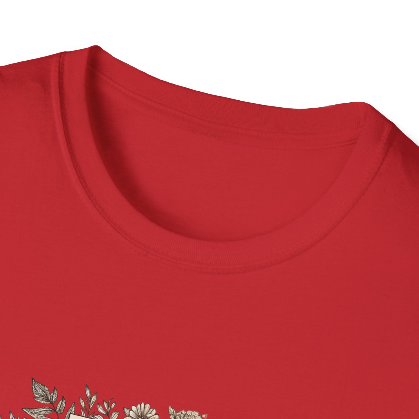 Unisex T-Shirt - Vintage Writing "Story Begins" for Book Lovers - The Dreamer's Bookshop.