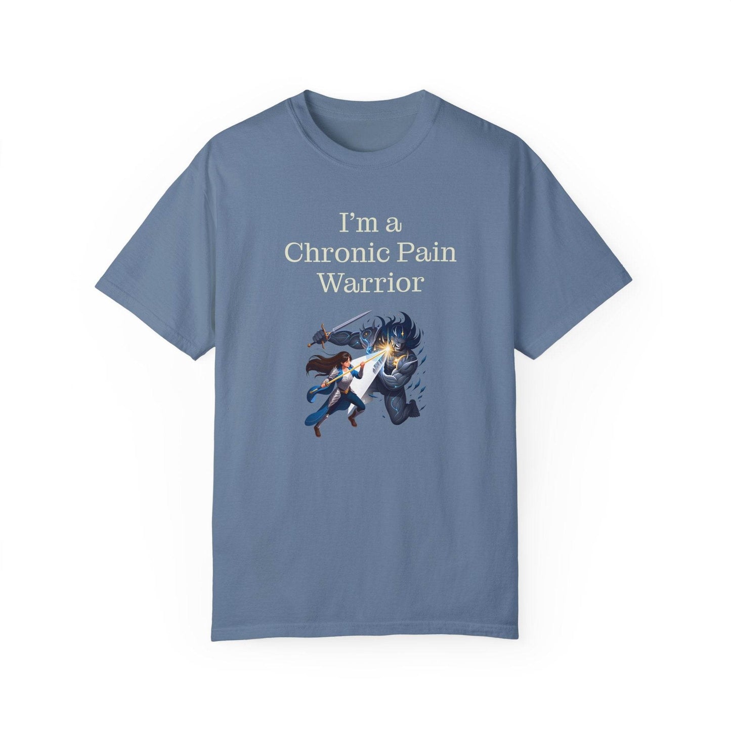 Chronic Pain Warrior Unisex T-Shirt - Empowering Tee for Healthcare Awareness - The Dreamer's Bookshop.