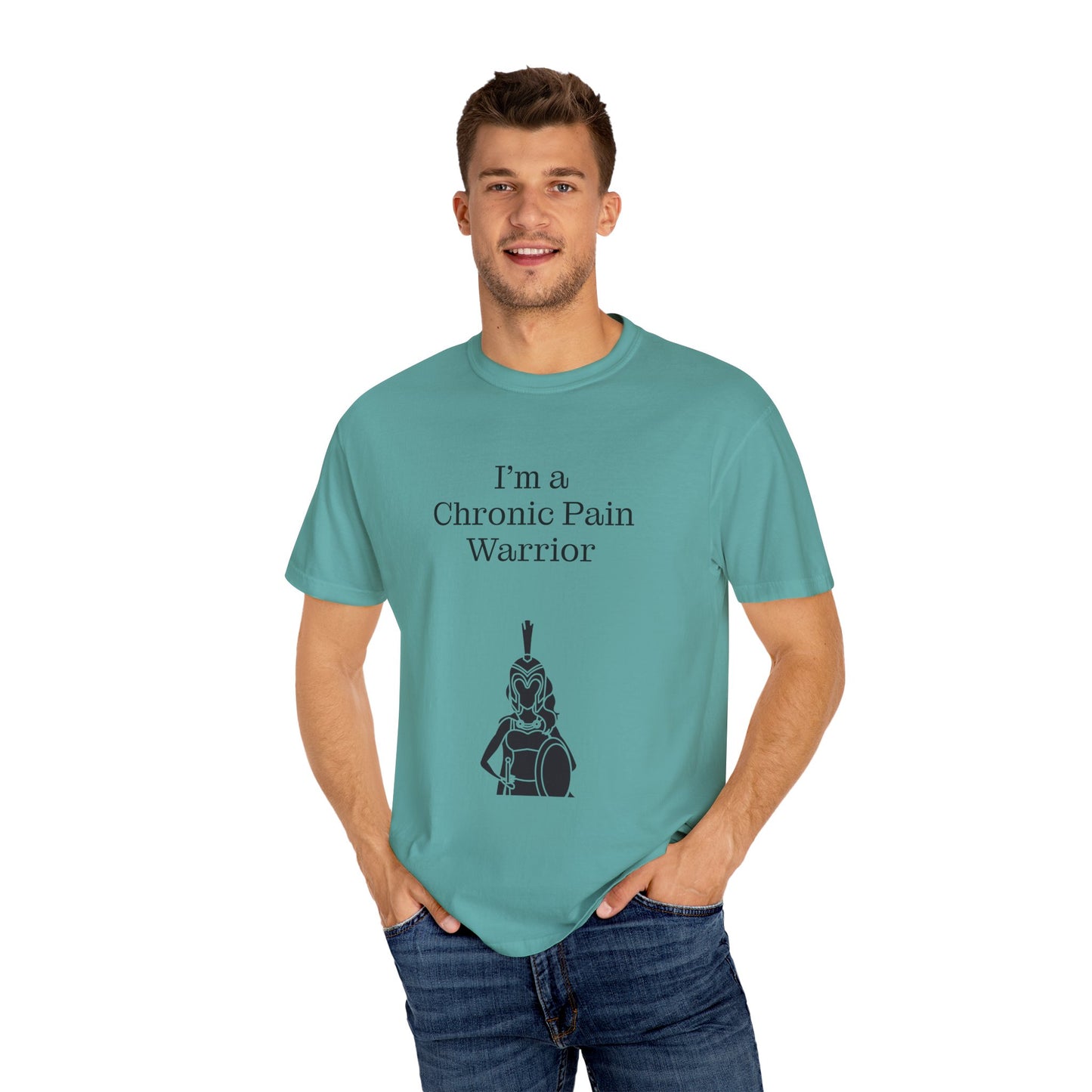 Chronic Pain Warrior Unisex Garment-Dyed T-Shirt - Empowering Supportive Apparel