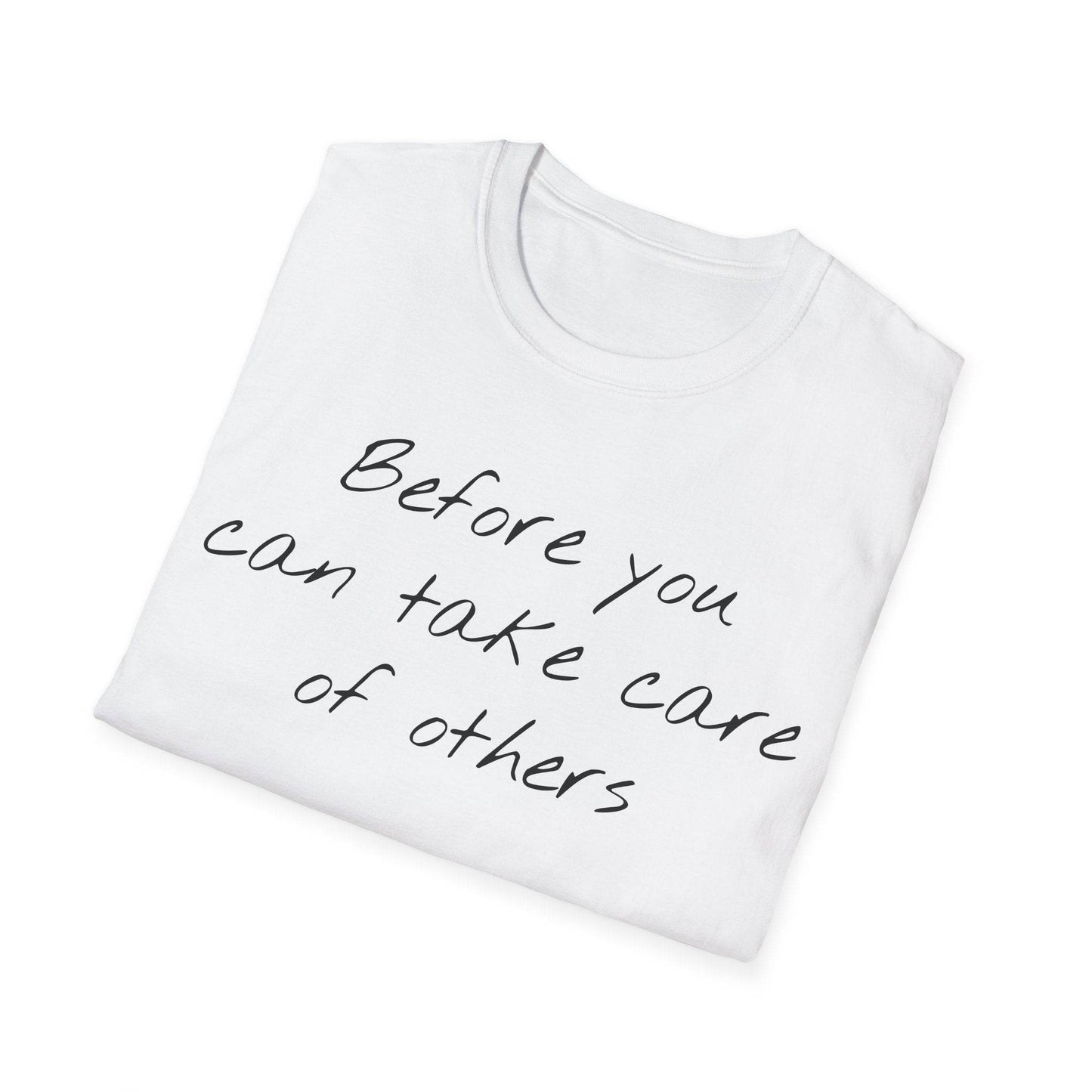 Unisex Softstyle T-Shirt - Take Care Design for Book Lovers - The Dreamer's Bookshop.