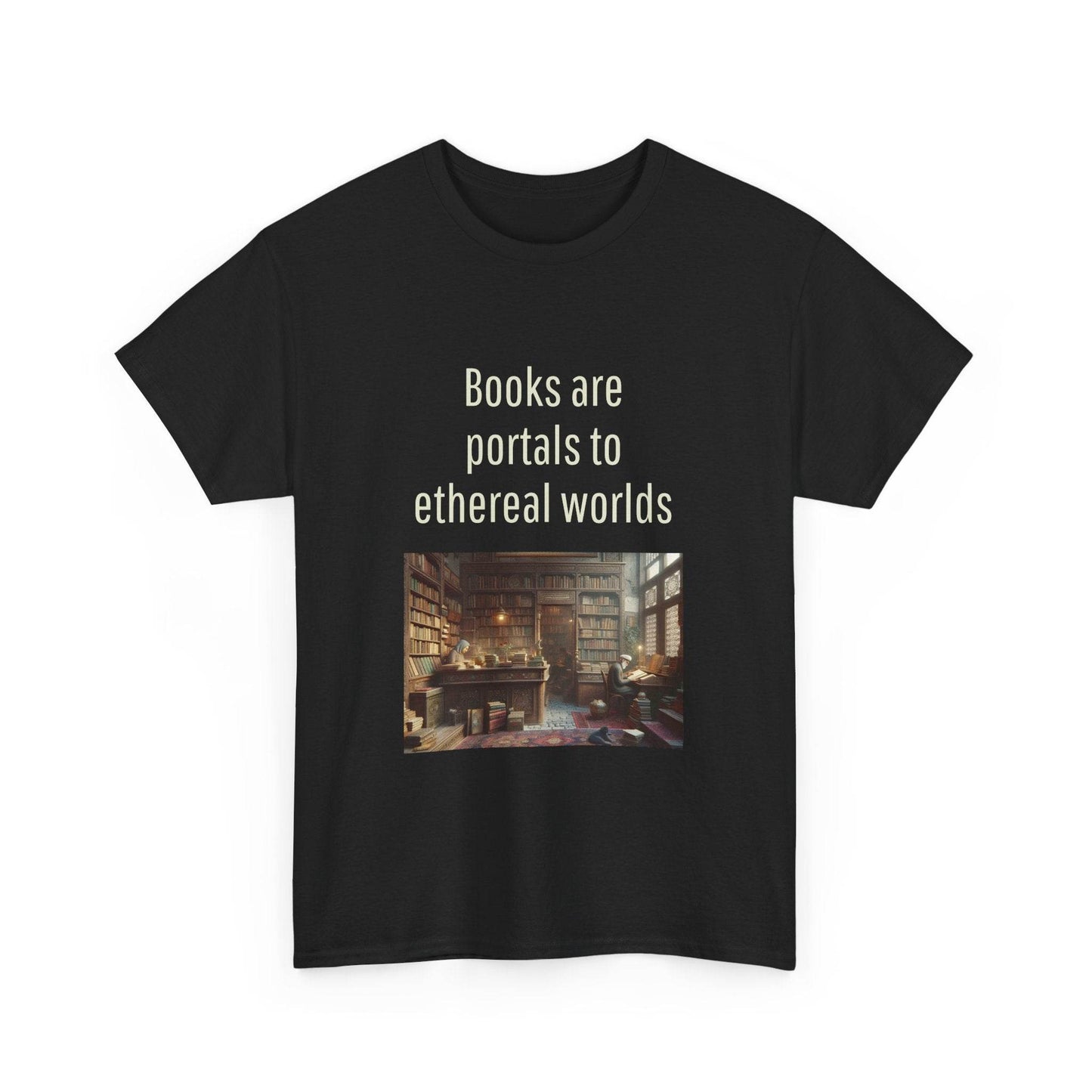 Portals - Unisex Heavy Cotton Tee - Creative Apparel - The Dreamer's Bookshop.