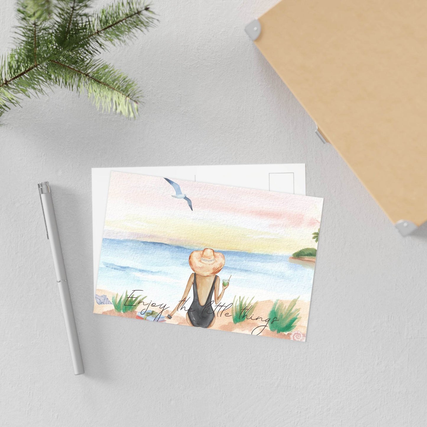 The Dreamer's Bookshop "Sea view" Enjoy the Little Things Card - The Dreamer's Bookshop.