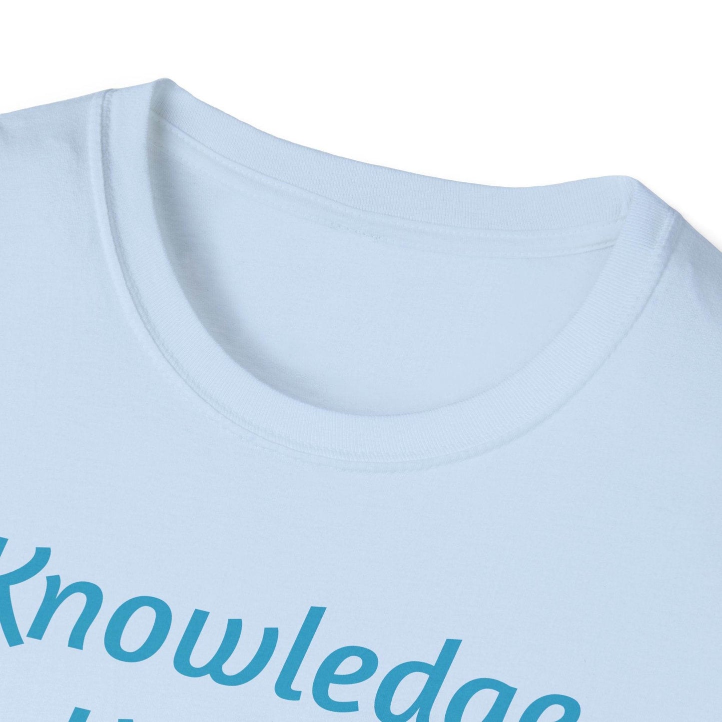 Knowledge Keeper Unisex Softstyle T-Shirt - Perfect for Book Lovers & Scholars - Proud Reader - The Dreamer's Bookshop.