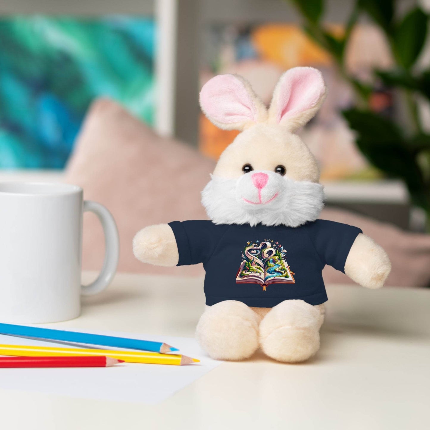 Personalized Stuffed Animal with Tee - Perfect Gift for Kids and Baby Showers - The Dreamer's Bookshop.