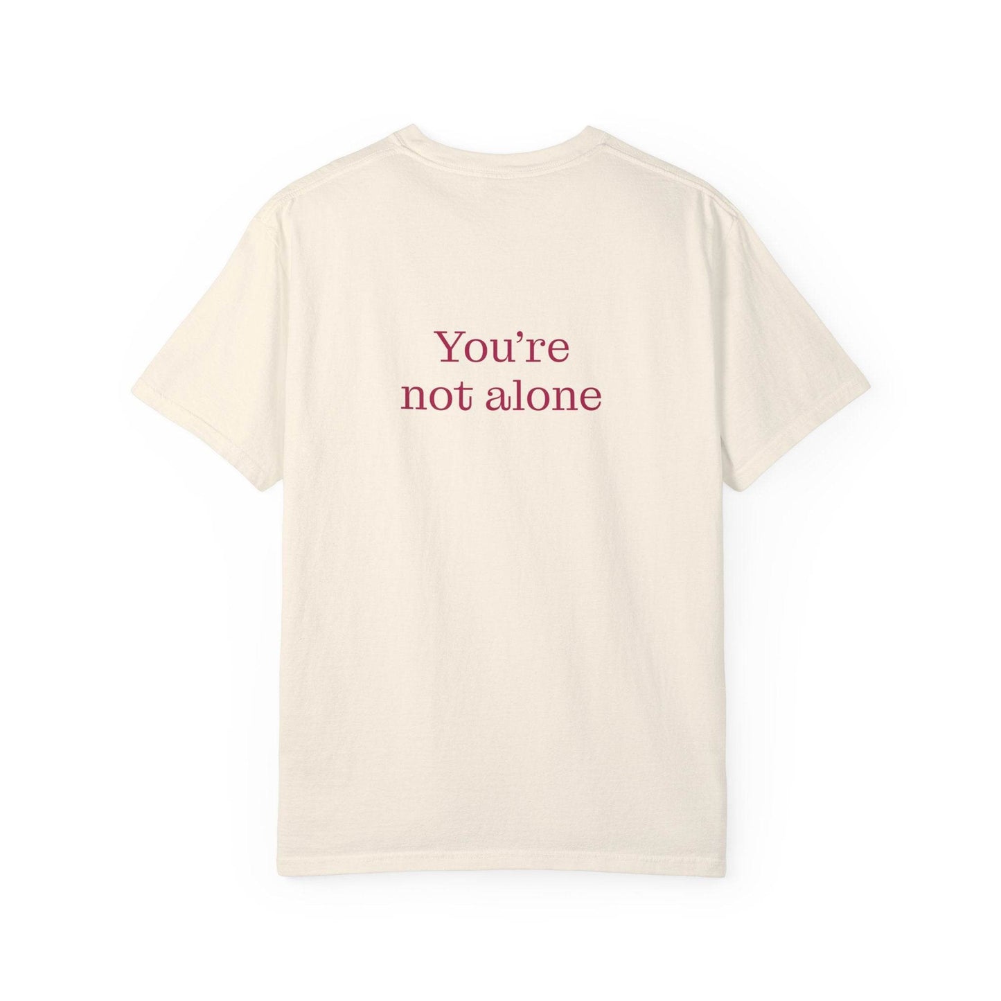 Trauma Survivor Unisex Garment-Dyed T-Shirt - Empowering Supportive Apparel - The Dreamer's Bookshop.