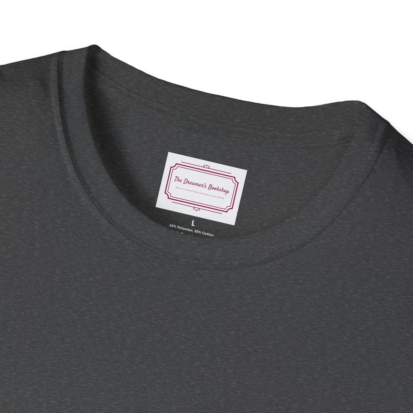Inspirational Unisex Softstyle T-Shirt - Books are my cure - The Dreamer's Bookshop.