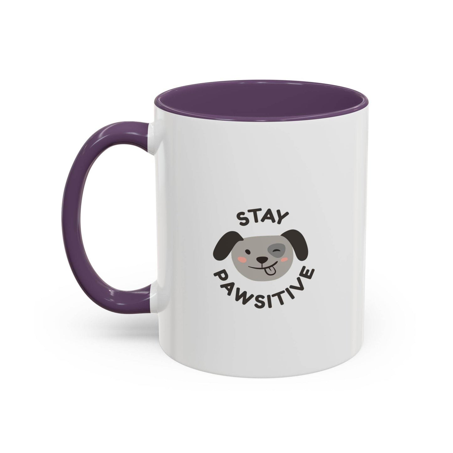 Cute Dog Pawsitive Coffee Mug - 11 & 15oz Drink and Behave - The Dreamer's Bookshop.