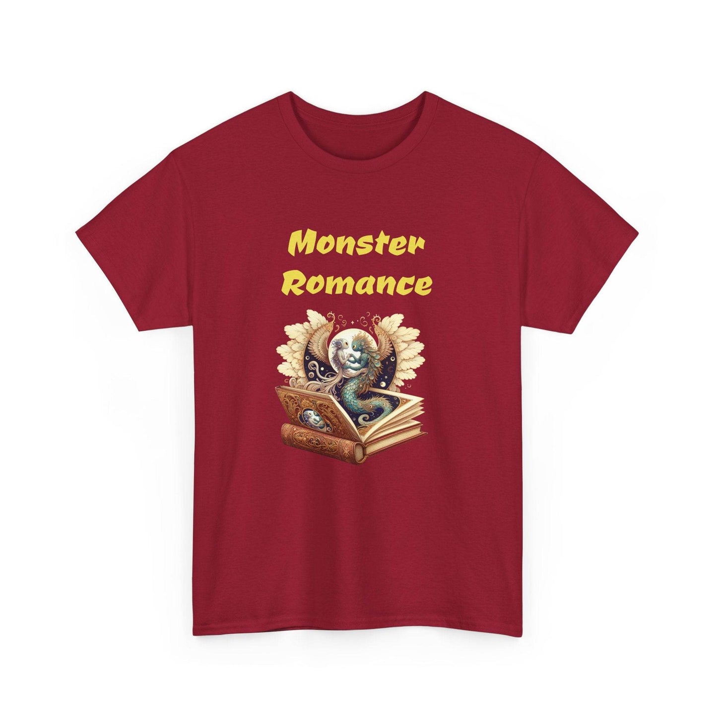 Fantasy - Graphic Tee - Unisex Heavy Cotton T-Shirt Monster Romance Books - The Dreamer's Bookshop.