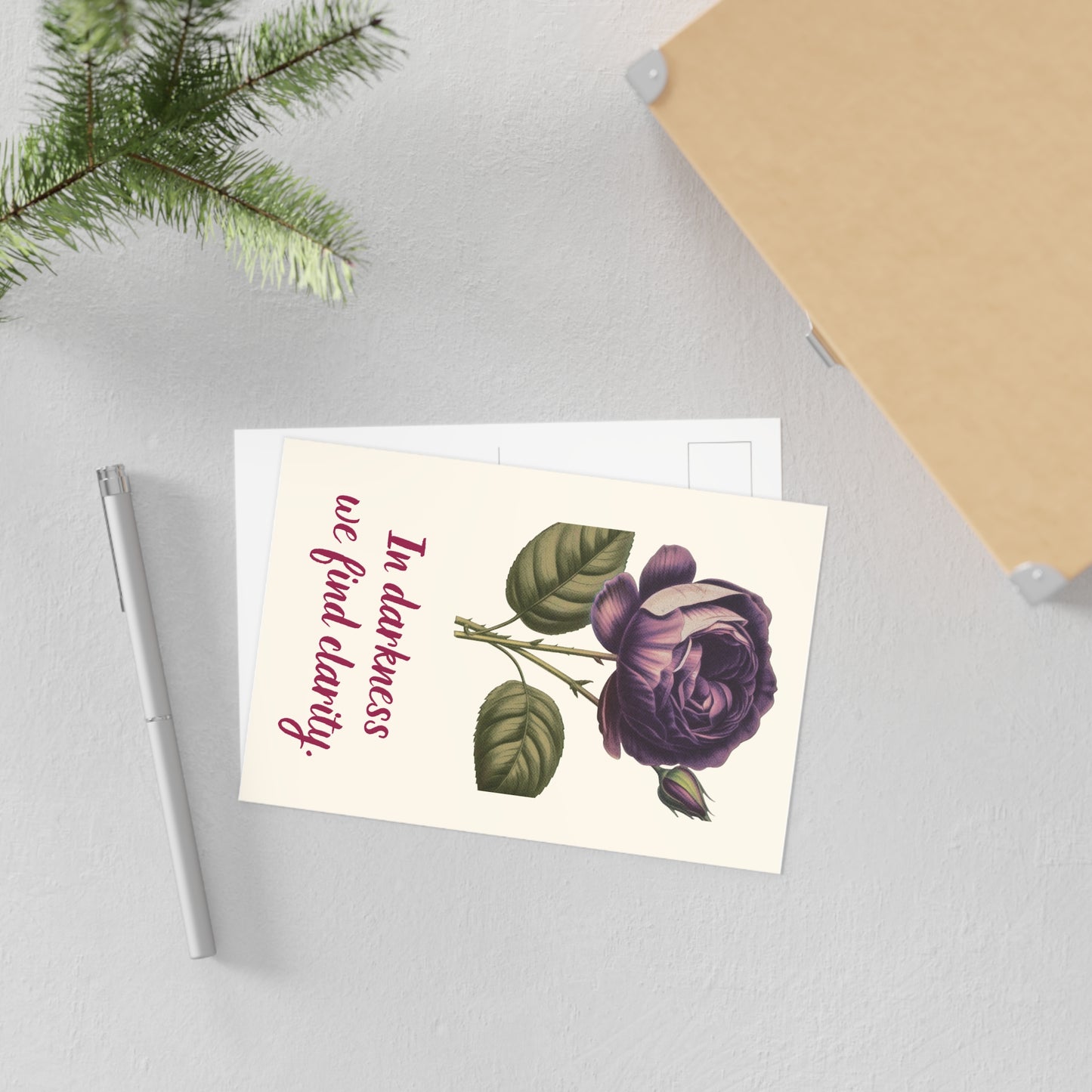 The Dreamer's Bookshop - Love Yourself Card "In darkness" - The Dreamer's Bookshop.