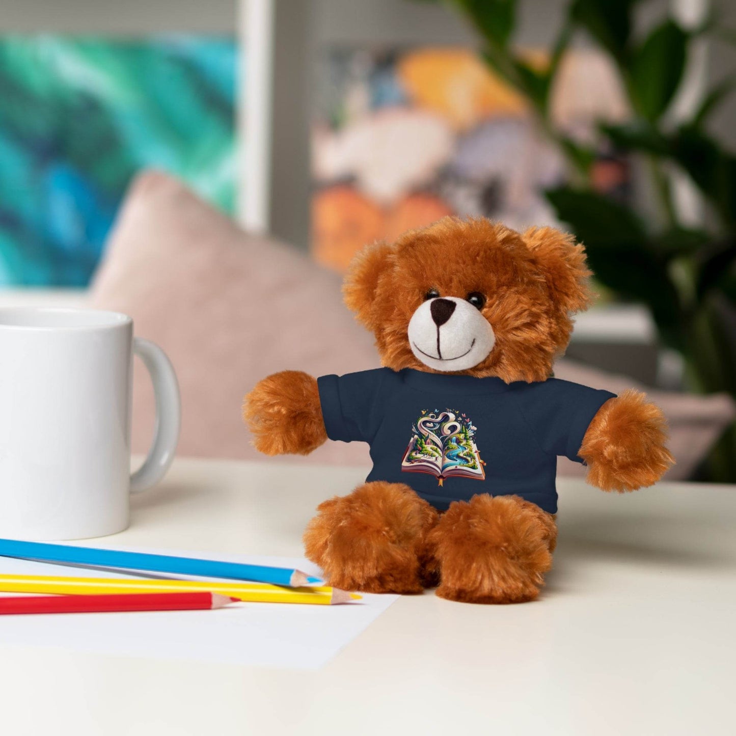 Personalized Stuffed Animal with Tee - Perfect Gift for Kids and Baby Showers - The Dreamer's Bookshop.