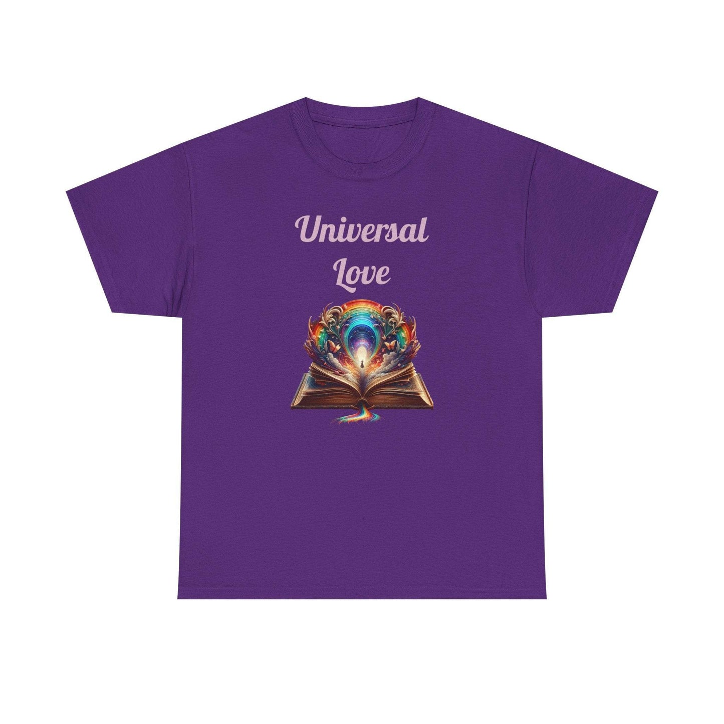 Universal Love - Graphic Tee - Unisex Heavy Cotton T-Shirt Queer Romance Books - The Dreamer's Bookshop.