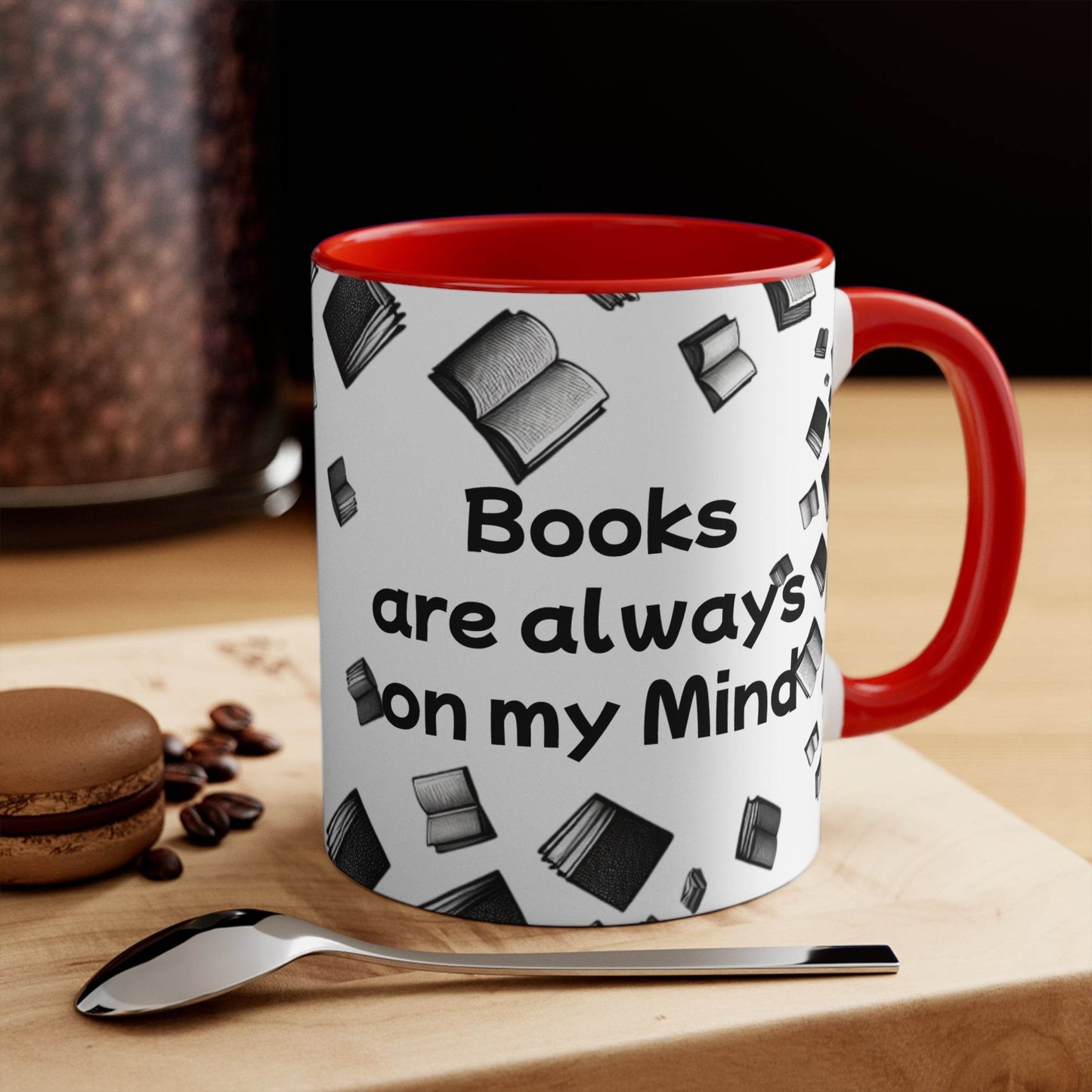 Book Lover's 11oz Colorful Accent Mug - Perfect Gift for Readers - The Dreamer's Bookshop.