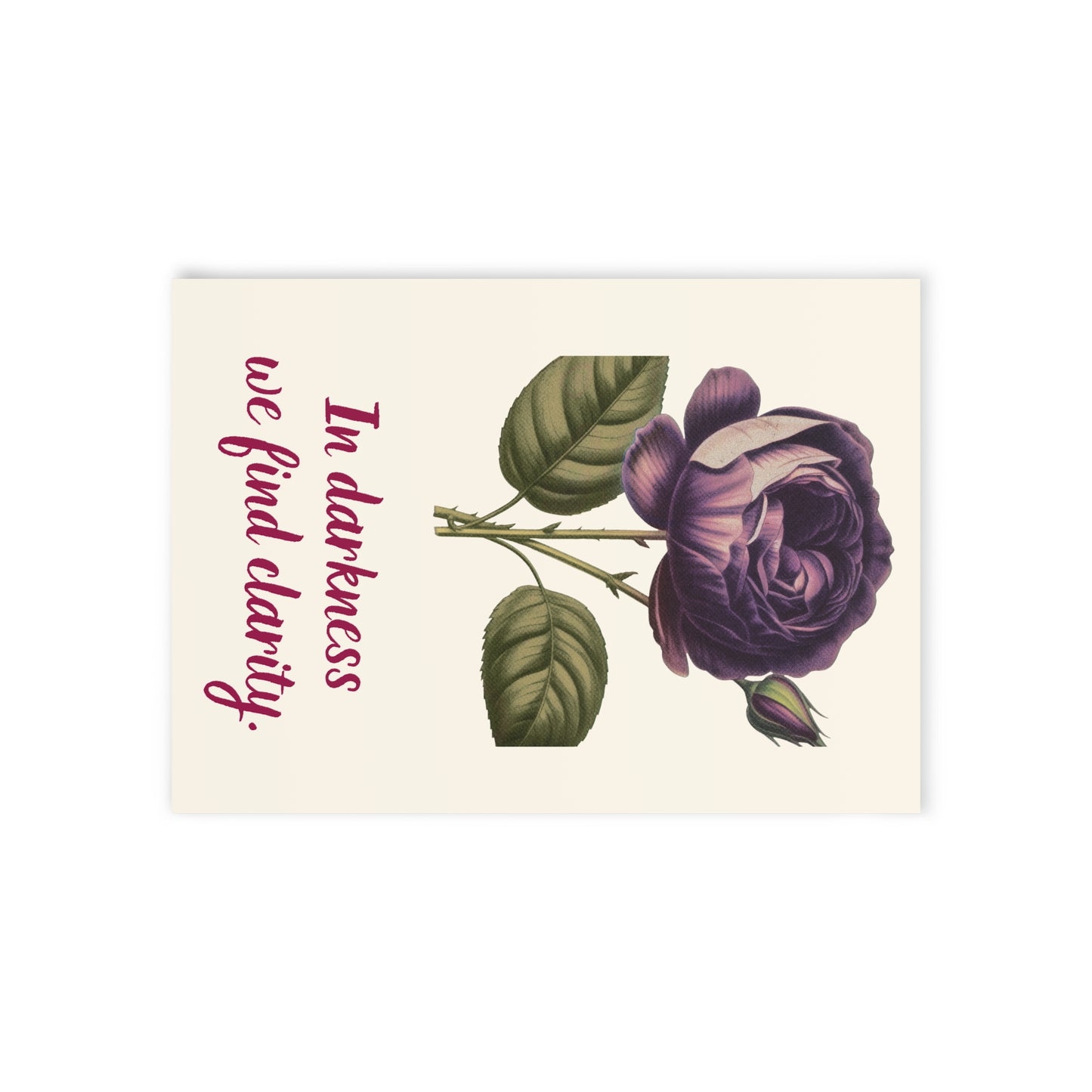 The Dreamer's Bookshop - Love Yourself Card "In darkness" - The Dreamer's Bookshop.