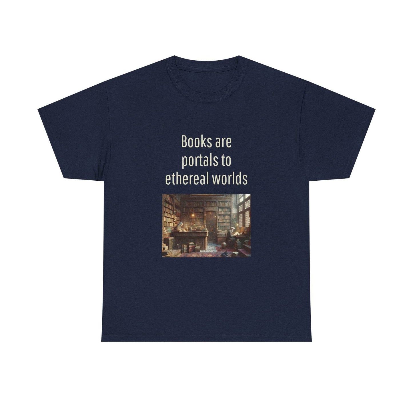 Portals - Unisex Heavy Cotton Tee - Creative Apparel - The Dreamer's Bookshop.