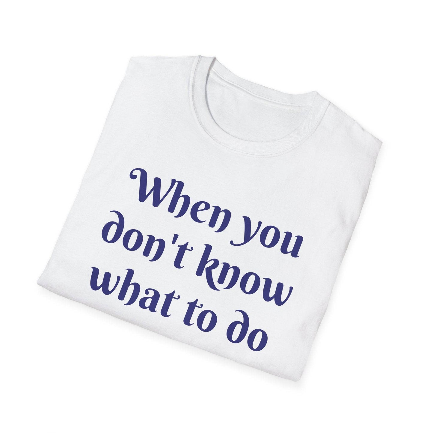 Unisex Softstyle T-Shirt - 'Just Breathe' - The Dreamer's Bookshop.