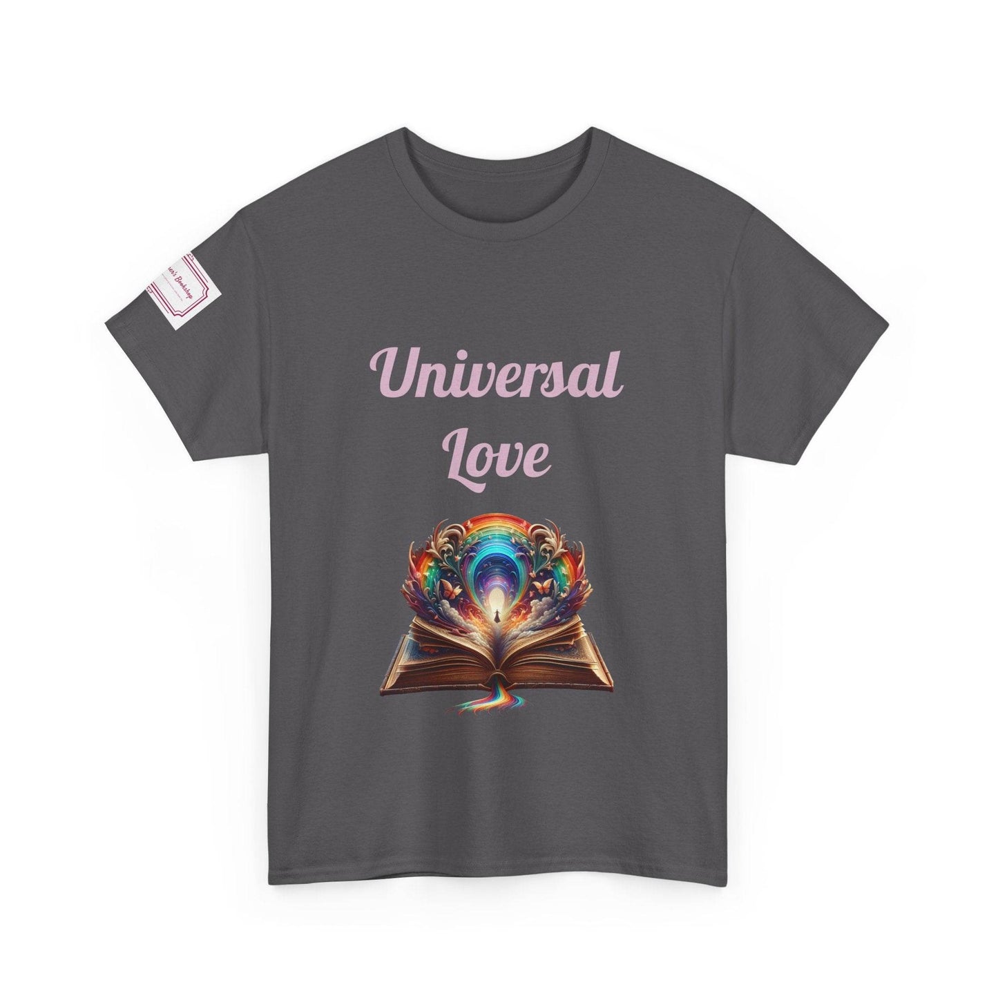 Universal Love - Graphic Unisex Heavy Cotton Tee - Queer Romance Books - The Dreamer's Bookshop.