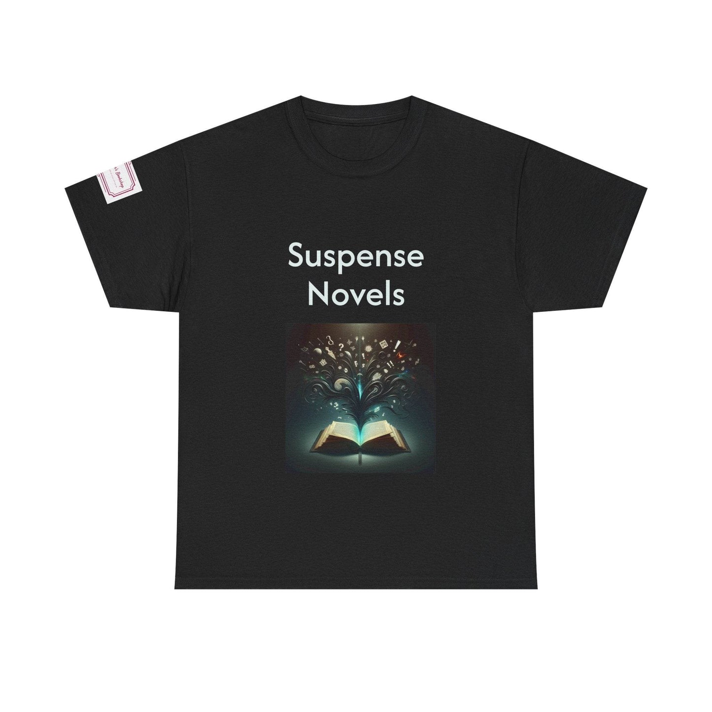 Fiction - Graphic Unisex Heavy Cotton Tee - Suspense Novels - The Dreamer's Bookshop.