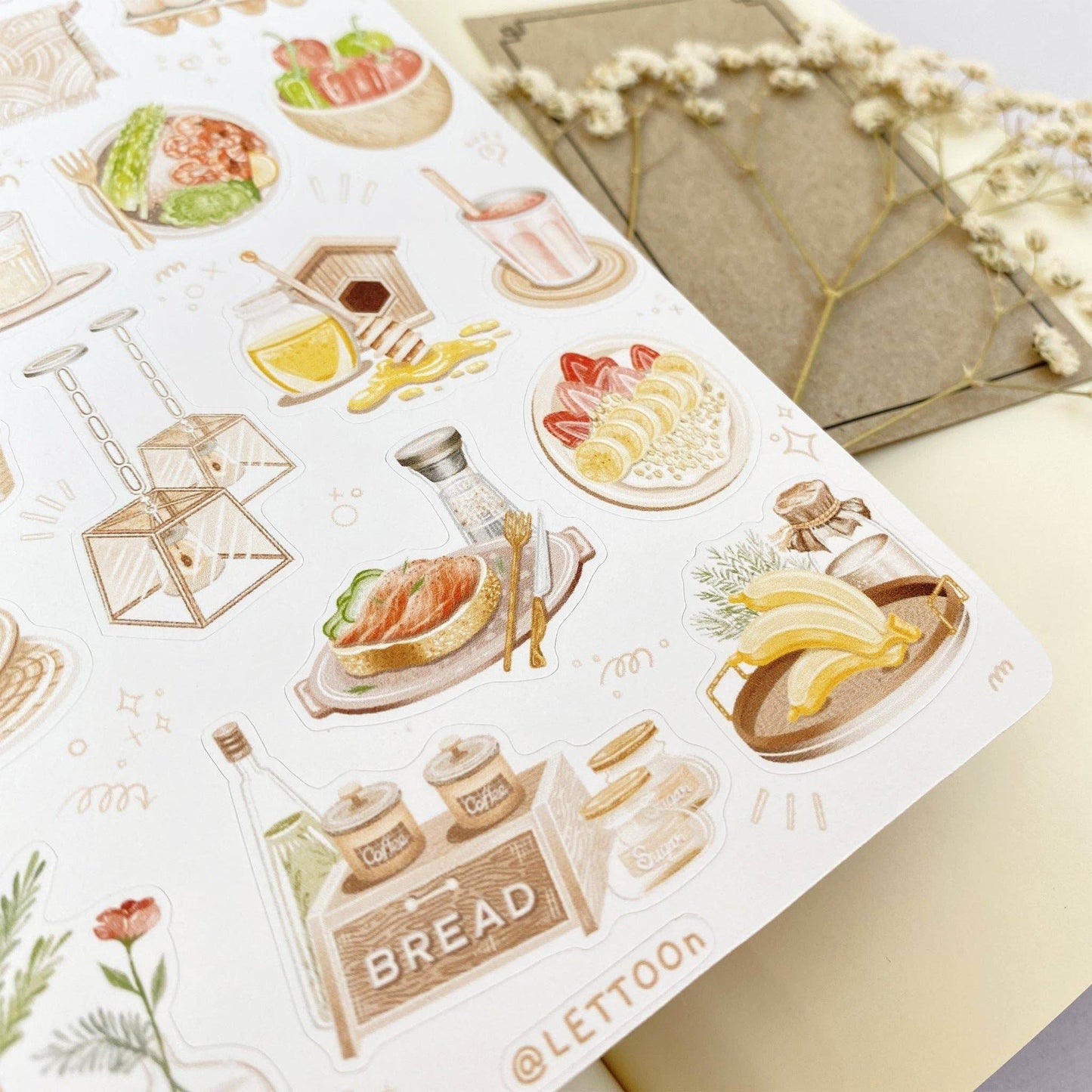 LETTOOn - Stickervel - Keuken Sfeer - The Dreamer's Bookshop.