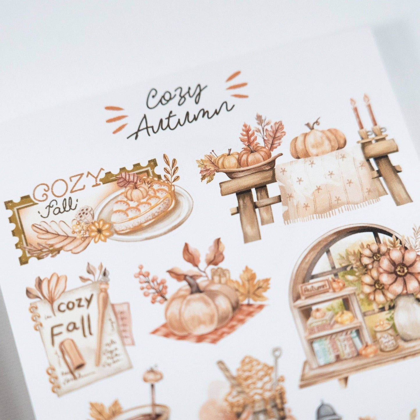 LETTOOn - Stickervel - Gezellige herfstset - The Dreamer's Bookshop.