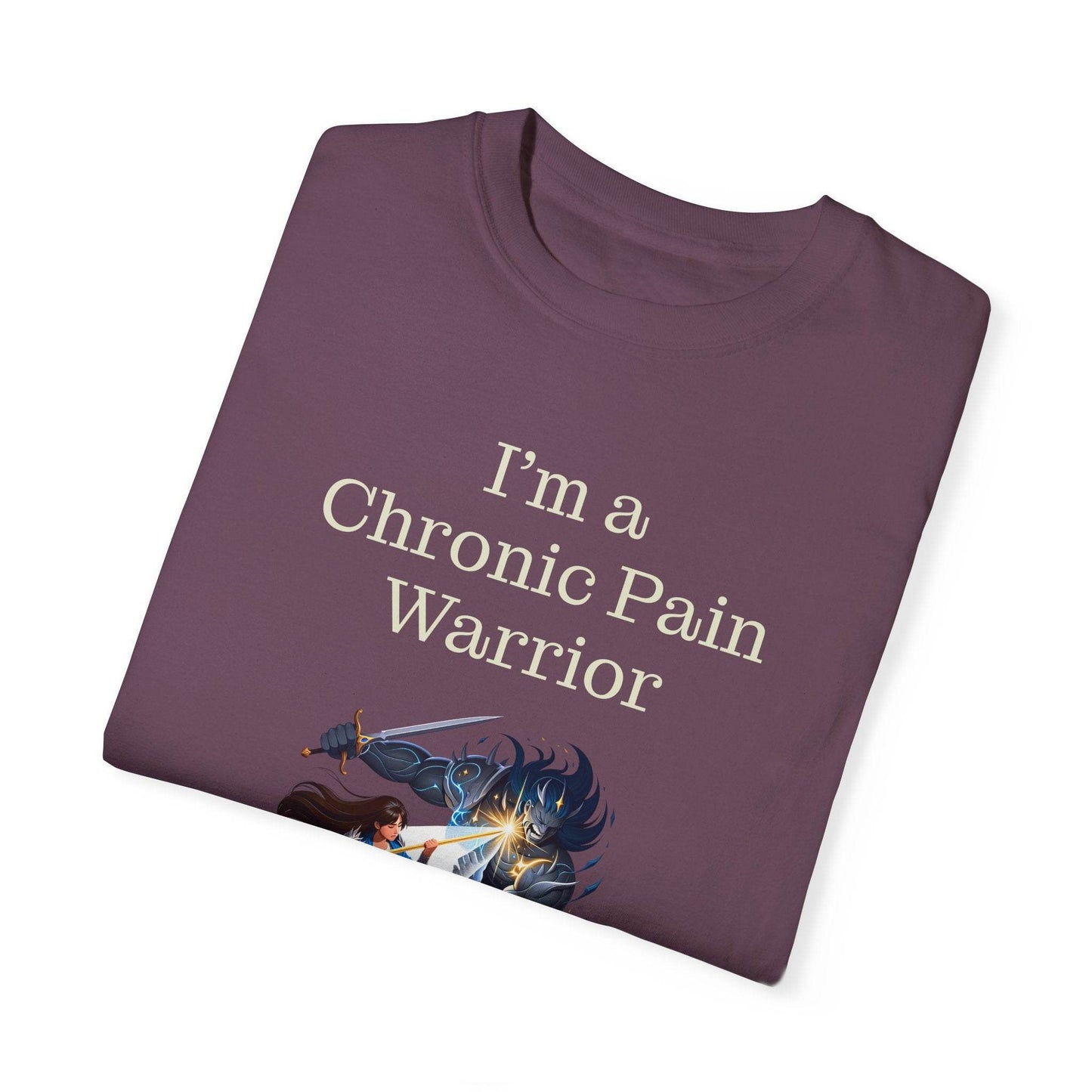 Chronic Pain Warrior Unisex T-Shirt - Empowering Tee for Healthcare Awareness - The Dreamer's Bookshop.